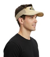Casquette visière Corona Extra unisexe, élégante casquette d'été avec visière en paille, beige 5369COR Casquette visière Corona Extra unisexe, élégante casquette d'été avec visière en paille, beige 5369COR