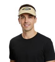 Casquette visière Corona Extra unisexe, élégante casquette d'été avec visière en paille, beige 5369COR Casquette visière Corona Extra unisexe, élégante casquette d'été avec visière en paille, beige 5369COR
