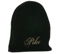Gorro Pike, acogedor gorro de punto de doble capa, elegante, artículo para fans KC112589PIK, Negro