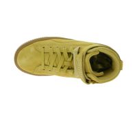 Zapatillas de plataforma PUMA Suede Platform Mid para mujer, piel auténtica, caña alta, 366018 03 Beige Arena