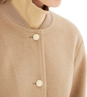 Giacca bomber Blouson da donna sostenibile con collo alto, per la mezza stagione, 978057 Beige