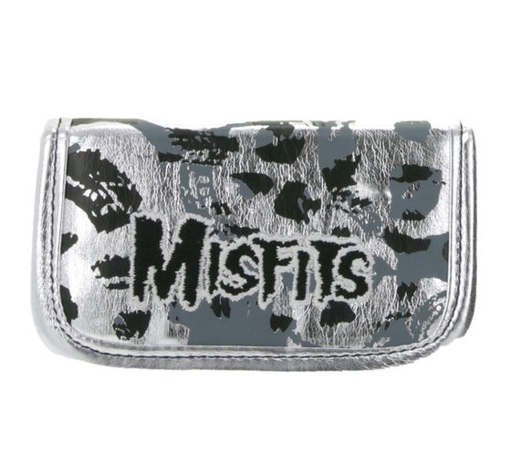 MISFITS Band-Brieftasche im auffälligem Look mit Logo-Schriftzug GW108457MIS Silber