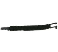 I-BRACE Paracord Bracelet, Survival Rope Braided into a Bracelet Made of Tear-Resistant Parachute Cord 550 Cord, Black
