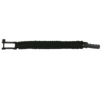 I-BRACE Paracord Bracelet, Survival Rope Braided into a Bracelet Made of Tear-Resistant Parachute Cord 550 Cord, Black