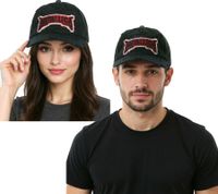 Gorra unisex de METALLICA, gorra de algodón con efecto desgastado y logo bordado, TC125114MET, negra