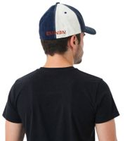 Gorra unisex de algodón con parche del logo de EMINEM, gorra de béisbol con bloques de color, 8207EM Rojo/Azul/Blanco
