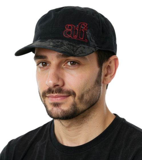 AFI - A Fire Inside Women's and Men's Hardcore Punk Rock Band Cotton Cap in Military Cut FC107691AFI Black