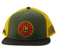 PUBLIC ENEMY Unisex Flat-Rim Cap with Logo Embroidery Baseball Cap TC109818PE Green/Black/Orange