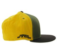 PUBLIC ENEMY Unisex Flat-Rim Cap with Logo Embroidery Baseball Cap TC109818PE Green/Black/Orange
