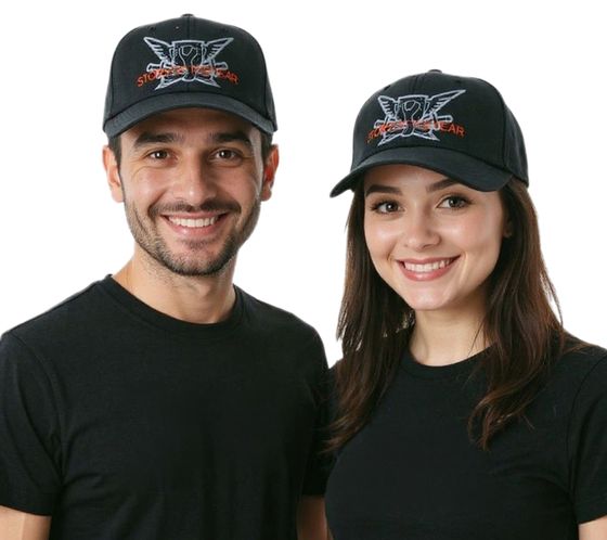STORY OF THE YEAR Unisex Cap Cotton Cap with Embroidered Logo Headgear TC103488SOT Black