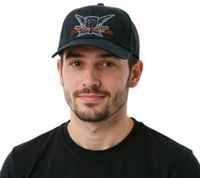 Gorra unisex STORY OF THE YEAR de algodón con logo bordado TC103488SOT negra