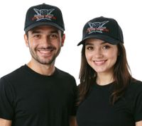 Gorra unisex STORY OF THE YEAR de algodón con logo bordado TC103488SOT negra