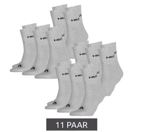 11 paires de chaussettes HEAD All Sports pour hommes et femmes, chaussettes d'entraînement, chaussettes de sport, 701236921 003 Gris 11 paires de chaussettes HEAD All Sports pour hommes et femmes, chaussettes d'entraînement, chaussettes de sport, 701236921 003 Gris