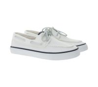 SPERRY Bahama 2.0 Canvas Boat Shoes, Sustainable Women's Casual Shoes with Memory Foam Sole, STS88709 White SPERRY Bahama 2.0 Canvas Boat Shoes, Sustainable Women's Casual Shoes with Memory Foam Sole, STS88709 White