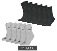 11 paia di calzini HEAD All Sports da uomo e da donna, calzini da allenamento, calzini sportivi 701236921 in nero, blu, grigio e bianco 11 paia di calzini HEAD All Sports da uomo e da donna, calzini da allenamento, calzini sportivi 701236921 in nero, blu, grigio e bianco