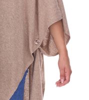 ZWILLINGSHERZ Damen Poncho mit Kaschmir hochwertiges Cape Tunika mit Ärmeln 8029P in Rosa, Rot, Beige, Grau, Blau ZWILLINGSHERZ Damen Poncho mit Kaschmir hochwertiges Cape Tunika mit Ärmeln 8029P in Rosa, Rot, Beige, Grau, Blau