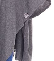 ZWILLINGSHERZ Damen Poncho mit Kaschmir hochwertiges Cape Tunika mit Ärmeln 8029P in Rosa, Rot, Beige, Grau, Blau ZWILLINGSHERZ Damen Poncho mit Kaschmir hochwertiges Cape Tunika mit Ärmeln 8029P in Rosa, Rot, Beige, Grau, Blau