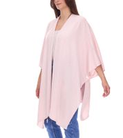 ZWILLINGSHERZ Damen Poncho mit Kaschmir hochwertiges Cape Tunika mit Ärmeln 8029P in Rosa, Rot, Beige, Grau, Blau ZWILLINGSHERZ Damen Poncho mit Kaschmir hochwertiges Cape Tunika mit Ärmeln 8029P in Rosa, Rot, Beige, Grau, Blau