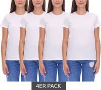 4er Sparpack PUMA Damen T-Shirt nachhaltiges Baumwoll-Shirt schlichtes Sport-Shirt Fitness-Shirt 678257 01 Weiß 4er Sparpack PUMA Damen T-Shirt nachhaltiges Baumwoll-Shirt schlichtes Sport-Shirt Fitness-Shirt 678257 01 Weiß