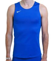 T-shirt de sport Nike pour homme, débardeur avec technologie Dri-FIT, maillot de fitness, NT0306, bleu ou rouge