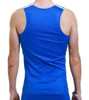 T-shirt de sport Nike pour homme, débardeur avec technologie Dri-FIT, maillot de fitness, NT0306, bleu ou rouge