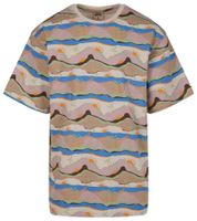 Just Rhyse Men's T-Shirt with Palm Trees, Summer Shirt JR-TS-710 Beige/Blue/Green/Gray