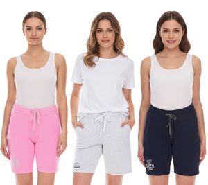 SOCCX by Carina Damen Freizeit-Shorts kurze Baumwoll-Hose Sommer-Shorts 3643388_2007 Rosa, Blau oder Hellgrau