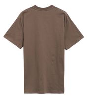 foret Men's T-Shirt, Sustainable Cotton Shirt, Fashionable Short-Sleeved Shirt, F4093 Brown