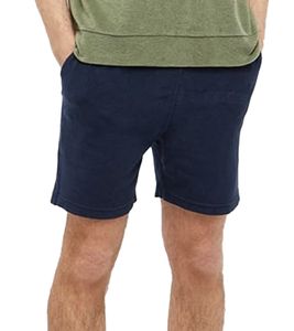 Harmony Pierino Terry Shorts Herren Frottee-Shorts kurze Hose mit Seitentaschen BCO053-HTR037 Navy