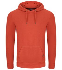 Men's Hoodie, Hooded Sweater, Basic Sweater, Modern Cotton Sweater, Red