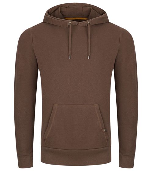 Men's Hoodie, Hooded Sweater, Basic Sweater, Modern Cotton Sweater, Plus Sizes Brown