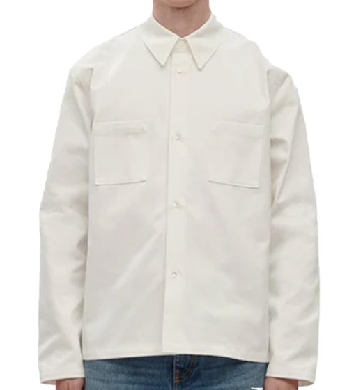 BERNER KÜHL Men's Long-Sleeved Shirt, Business Shirt with Chest Pockets, Casual Shirt, 3-74S26 002 White