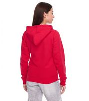 2er Sparpack ELEVATE Theron Damen Sweat-Jacke mit 240 g/m2 Baumwoll-Sweater Kapuzen-Pullover Hoodie 3823025 Rot