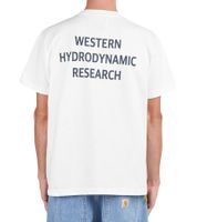 T-shirt homme WHR, T-shirt uni en coton avec logo, manches courtes, WHR-24A-13 Blanc T-shirt homme WHR, T-shirt uni en coton avec logo, manches courtes, WHR-24A-13 Blanc