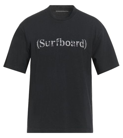 Stockholm (Surfboard) Club Men's T-Shirt, Cotton Shirt, Short-Sleeved Shirt, Oversized Fit U100032 Black