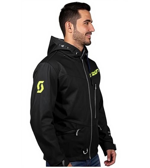SCOTT Intake Droy Herren Ski-Jacke Schneemobil-Jacke 10.000 mm Wassersäule Ski-Jacke 285596 0001 Schwarz