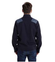 Gilet tricoté TAION pour homme avec poche poitrine, pull, veste d'automne KN102WZML-1, bleu foncé Gilet tricoté TAION pour homme avec poche poitrine, pull, veste d'automne KN102WZML-1, bleu foncé