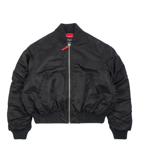 Stockholm (Surfboard) Club Herren Bomber-Jacke stylische College-Jacke U3000101 Schwarz