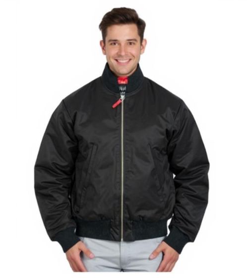 Stockholm (Surfboard) Club Herren Bomber-Jacke stylische College-Jacke U3000101 Schwarz