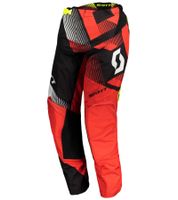 SCOTT Pant 350 Men's Motocross Pants Motorsport Clothing with Lower Leg Cuffs 263432 1018 Red/Black/Yellow/White SCOTT Pant 350 Men's Motocross Pants Motorsport Clothing with Lower Leg Cuffs 263432 1018 Red/Black/Yellow/White