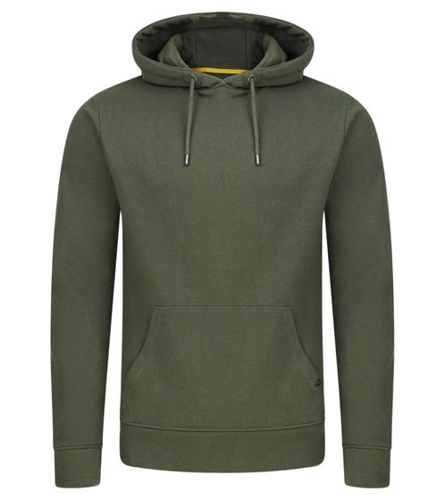 Herren Hoodie Kapuzen-Pullover Basic-Pullover moderner Baumwoll-Pullover Sweater Große Größen Olivgrün