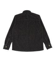 foret Men's Checked Shirt Jacket, Fashionable Long-Sleeved Shirt, F855, Dark Blue/Brown