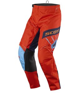 SCOTT Pant 350 Men's Motocross Pants, Motorsport Clothing with Lower Leg Cuffs, 246911 1454 Orange/Blue SCOTT Pant 350 Men's Motocross Pants, Motorsport Clothing with Lower Leg Cuffs, 246911 1454 Orange/Blue