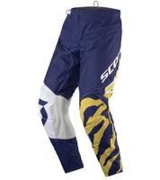 SCOTT Pant 350 Men's Motocross Pants Motorsport Clothing with Lower Leg Cuffs 246912 1006 Dark Blue/White/Yellow SCOTT Pant 350 Men's Motocross Pants Motorsport Clothing with Lower Leg Cuffs 246912 1006 Dark Blue/White/Yellow
