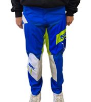 SCOTT Pant 350 Men's Motocross Pants, Motorsport Clothing with Lower Leg Cuffs, 246911 1029 Blue/Green/White SCOTT Pant 350 Men's Motocross Pants, Motorsport Clothing with Lower Leg Cuffs, 246911 1029 Blue/Green/White