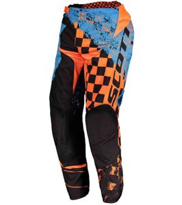 SCOTT Pant 350 Men's Motocross Pants Motorsport Clothing with Leather Knees 263434 1454 Black/Orange/Blue SCOTT Pant 350 Men's Motocross Pants Motorsport Clothing with Leather Knees 263434 1454 Black/Orange/Blue