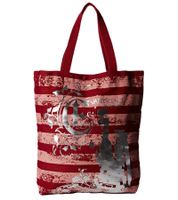 EVANESCENCE Alternative-Band Tote Bag Damen und Herren Schultertasche mit Front-Band-Logo 37x35 cm LT110946EVNO Rot/Rosa