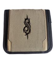 Slipknot CD-Tasche für 24 CD´s CD-Hülle Metal-Band CD-Sammler CD-Schutz Schwarz/Beige