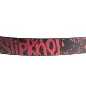 Cinturón Slipknot de la banda de heavy metal para mujer y hombre, talla única, cinturón casual ajustable de 95 cm, BT105771SLP, negro/rojo