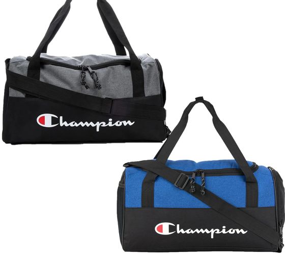Champion Sporttasche 52L Tasche Reisetasche Handgepäck Weekender Sport Bag CV2 Schwarz/Grau oder Schwarz/Blau